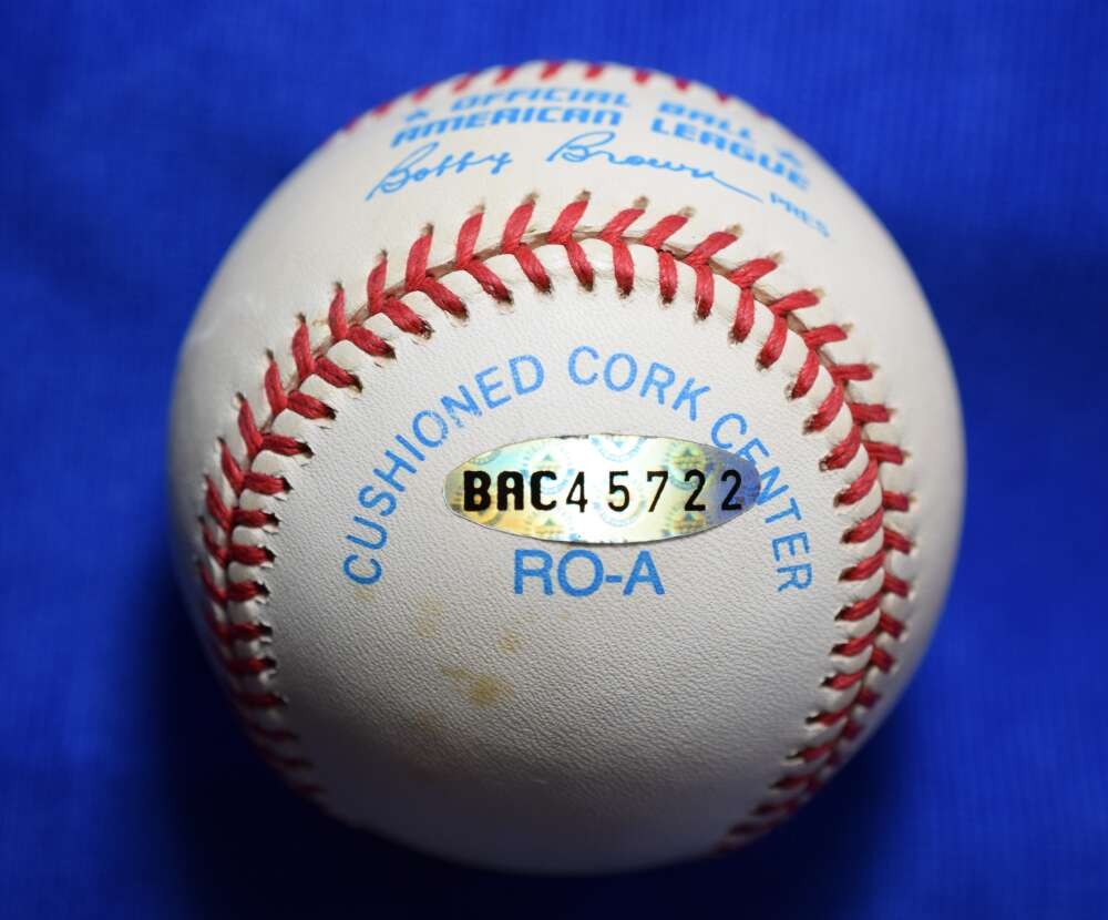 Paul Molitor Upper Deck Coa Autograph American League OAL Signed Baseball