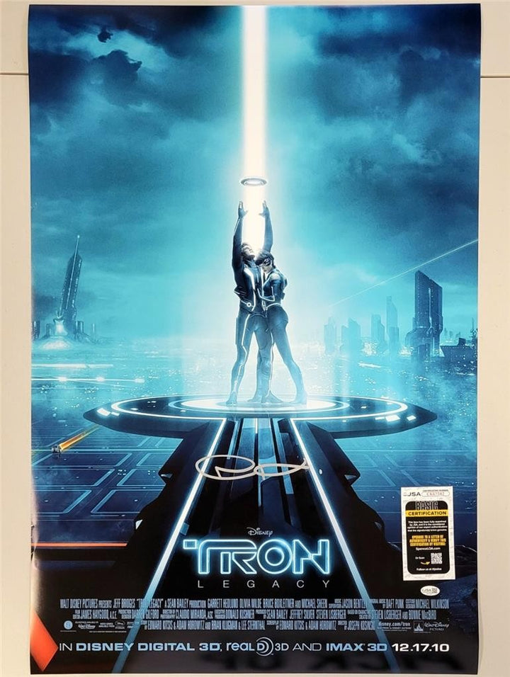 Joseph Kosinski signed Tron Legacy 24x36 Photo Movie Poster autograph (D) ~ JSA