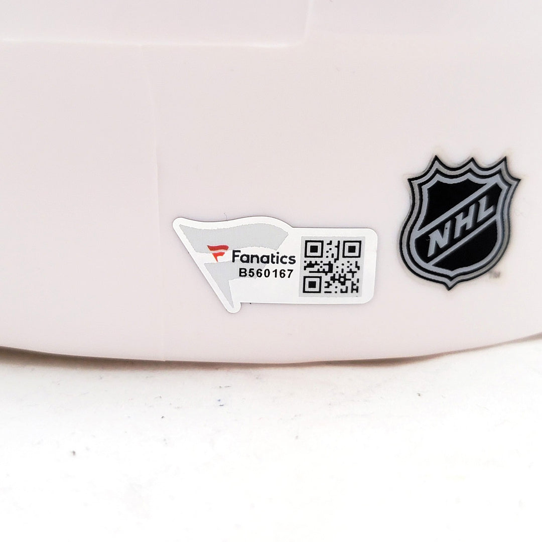 Jordan Eberle Autographed Signed Seattle Kraken White Mini Helmet Fanatics Holo