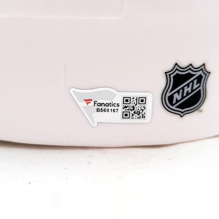 Jordan Eberle Autographed Signed Seattle Kraken White Mini Helmet Fanatics Holo