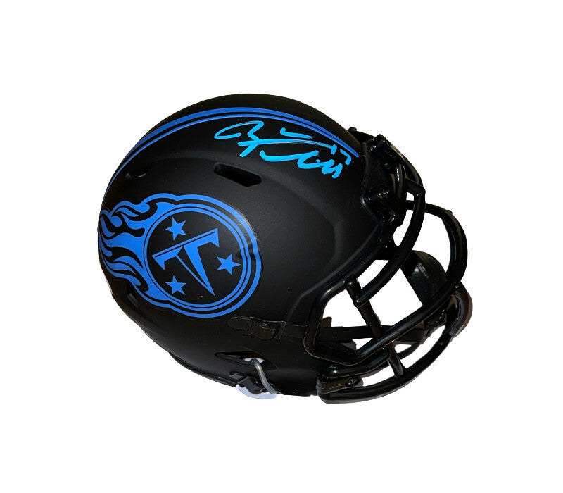 Ryan Tannehill signed Tennessee Titans Riddell Eclipse Mini Helmet #17- Beckett