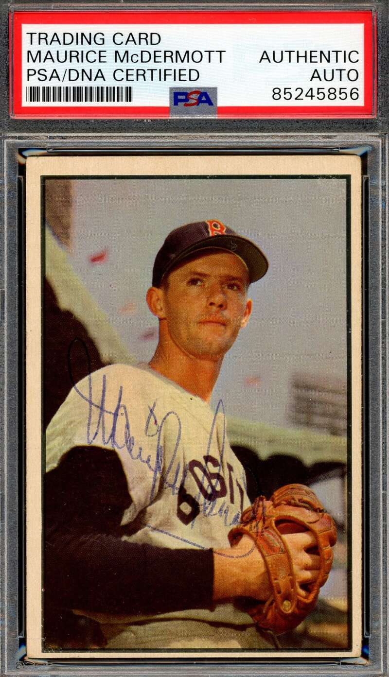 Maurice McDermott PSA DNA Signed 1953 Bowman Color Autograph
