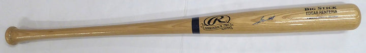 Edgar Renteria Signed Rawlings Big Stick Bat Giants, Marlins MLB Holo #FJ139763