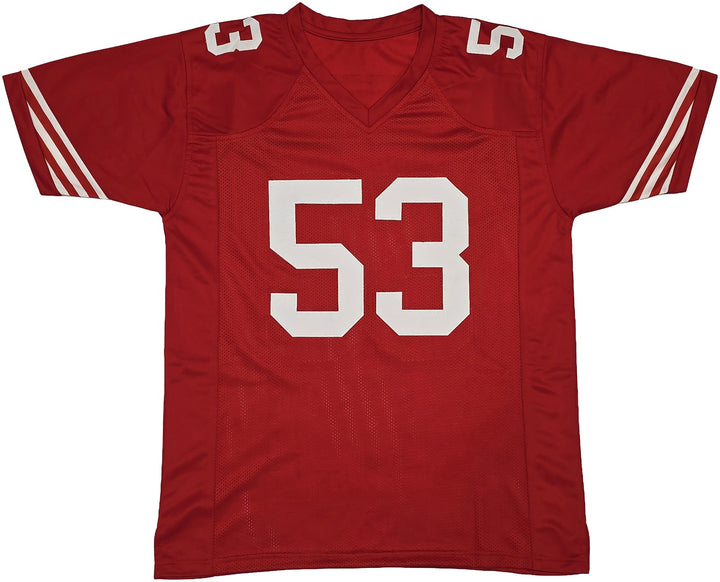San Francisco 49ers NaVorro Bowman Signed Red Jersey Beckett Witness