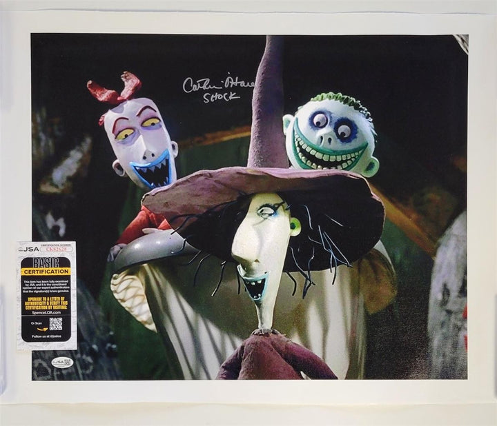 Catherine O'Hara signed Shock Nightmare Before Christmas 16x20 Canvas Photo JSA