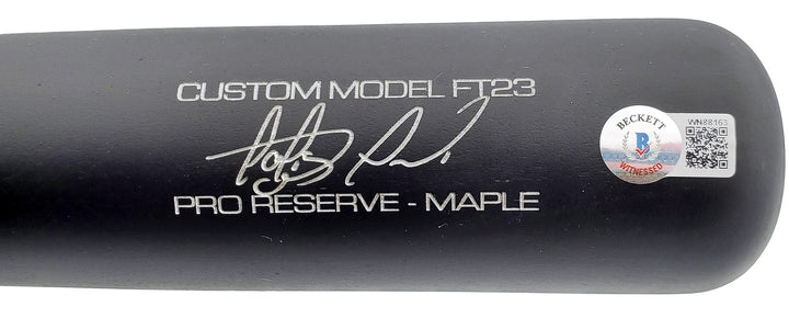 Fernando Tatis Jr. Signed Black Victus Game Model Bat San Diego Padres Beckett