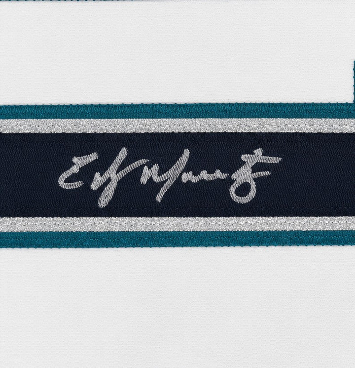 Seattle Mariners Edgar Martinez Signed White Nike Jersey Size XXL Beckett Wit