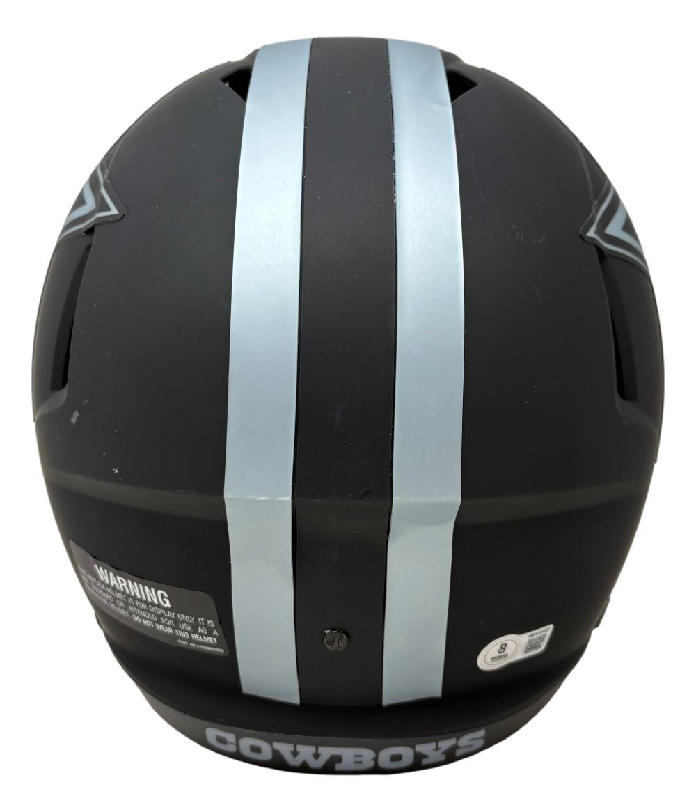 Dez Bryant Signed Dallas Cowboys Full Size Eclipse Speed Replica Helmet BAS