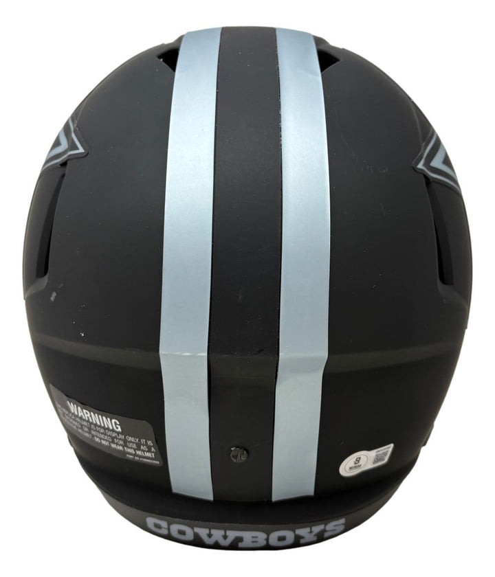 Dez Bryant Signed Dallas Cowboys Full Size Eclipse Speed Replica Helmet BAS