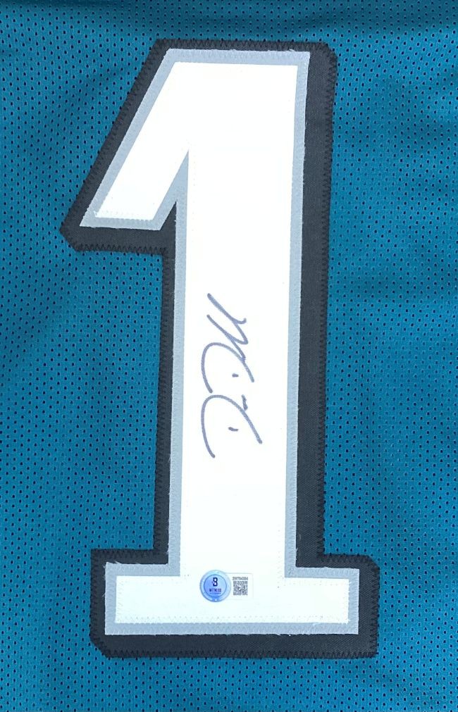 Big Dom DiSandro Philadelphia Signed Green Football Jersey BAS