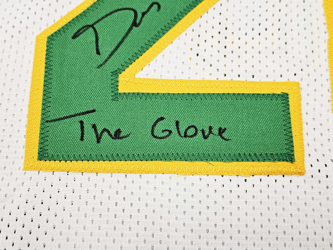Seattle Supersonics Gary Payton Autographed Signed White Jersey "The Glove" JSA