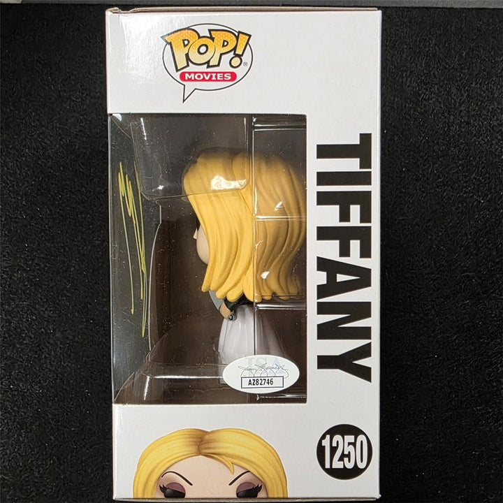 Jennifer Tilly signed Bride of Chucky Tiffany Funko Pop! 1250 YLW autograph JSA