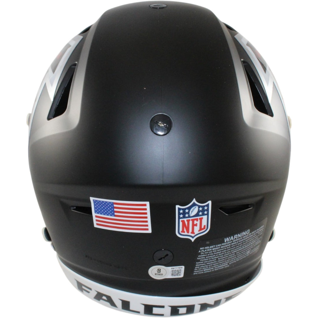 Julio Jones Autographed Atlanta Falcons SpeedFlex Helmet Beckett Witness 56467