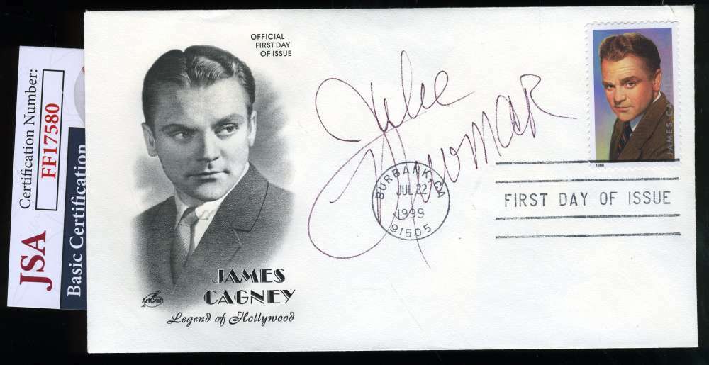 Julie Newmar Jsa Coa Hand Signed 1999 Fdc Authentic Autograph