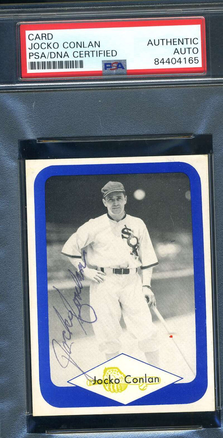Jocko Conlan PSA DNA Coa Signed 1975 Great Plains Greats Autograph