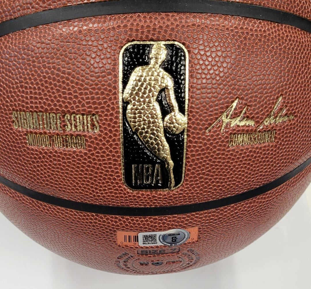 Dennis Rodman signed Wilson Trophy Series NBA Basketball autograph ~ Beckett BAS