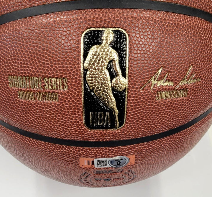 Dennis Rodman signed Wilson Trophy Series NBA Basketball autograph ~ Beckett BAS
