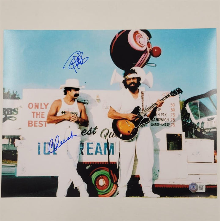 Cheech Marin and Tommy Chong signed 11x14 photo #3 (B) ~ Beckett BAS Holo