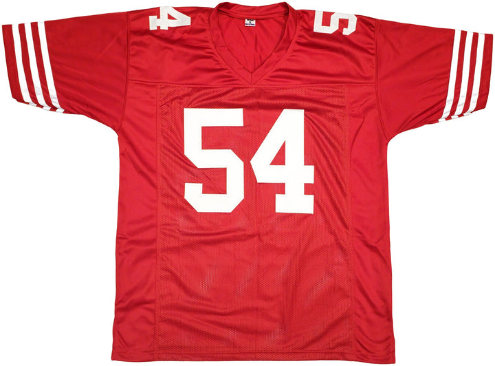 San Francisco 49ers Fred Warner Signed Red Jersey Beckett Witness