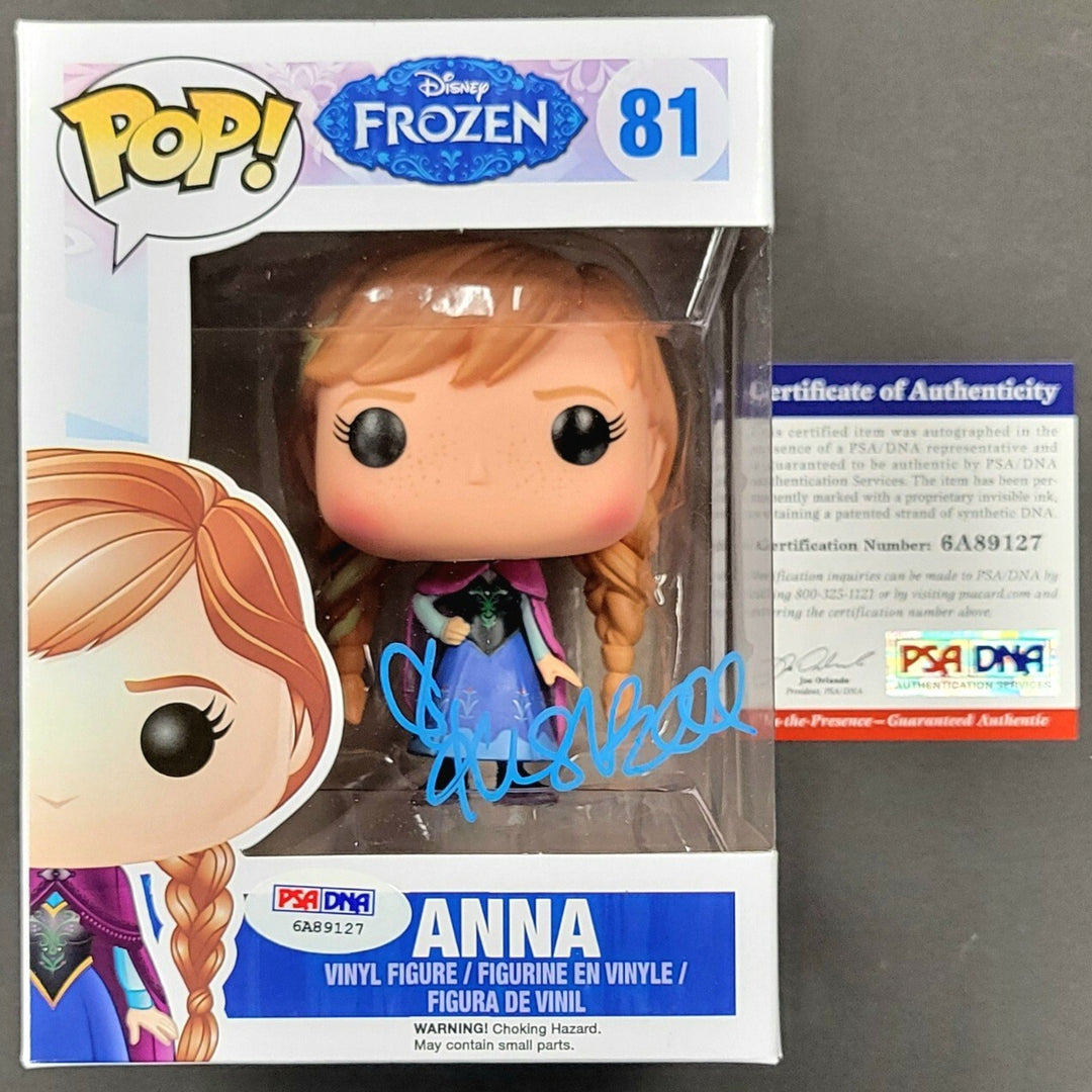 Kristen Bell signed Disney Frozen Anna Funko Pop Vinyl Figure ~ PSA/DNA COA