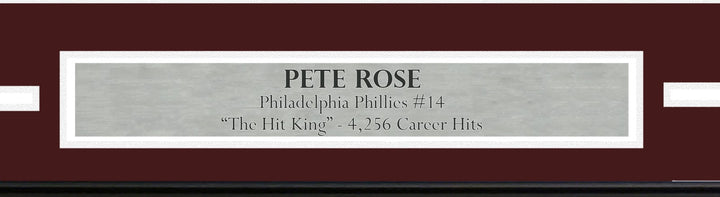 Pete Rose Signed Framed 16x20 Photo Cincinnati Reds PR Holo
