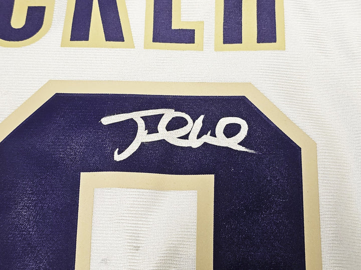 Washington Huskies Jake Locker Signed White Nike Jersey Size L PSA/DNA