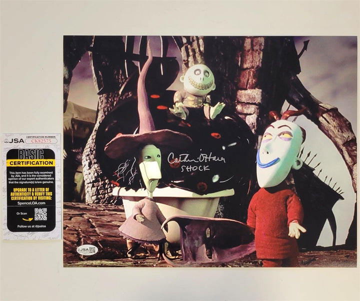Catherine O'Hara signed "Shock" Nightmare Before Christmas 11x14 Photo auto JSA