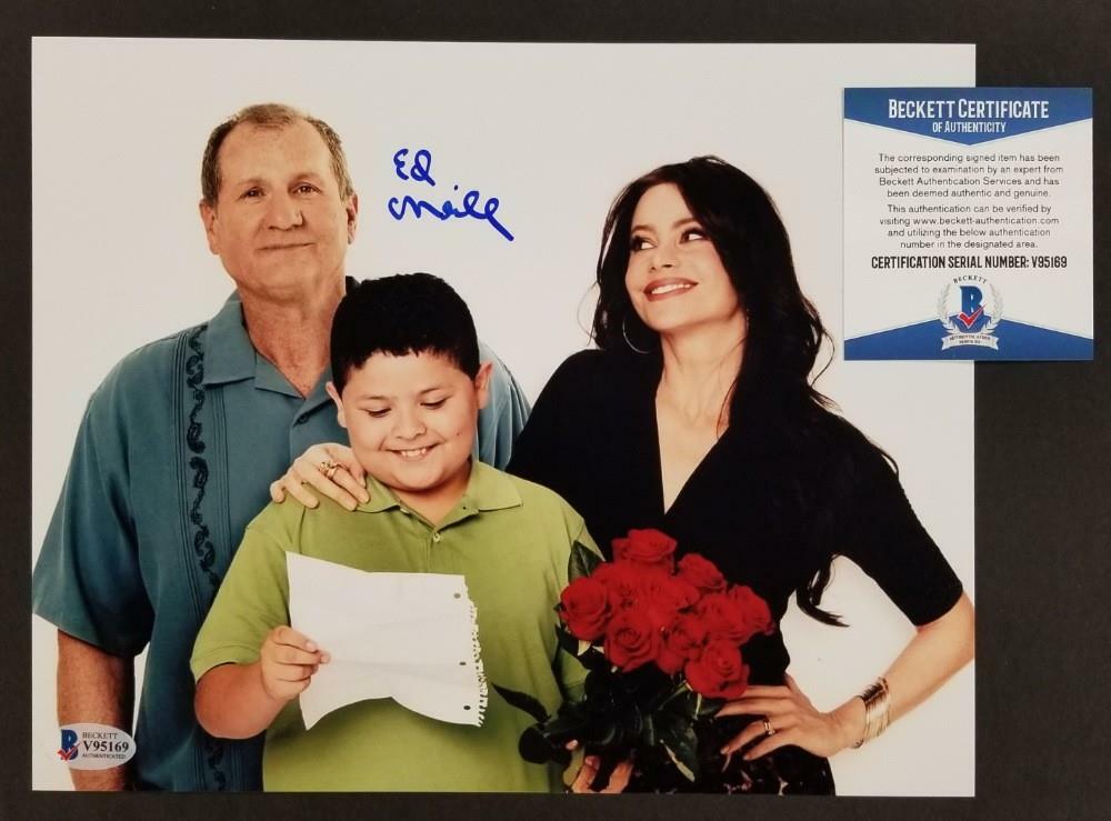 Ed O'Neill signed 8x10 Photo #6 Modern Family Autograph ~ Beckett BAS COA