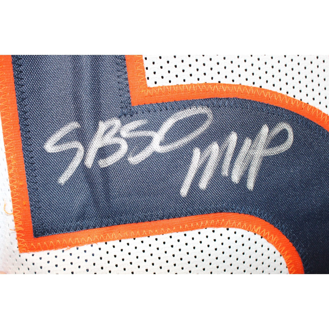 Von Miller Autographed Pro Style Size XL White Jersey SB MVP Beckett WIT 54693