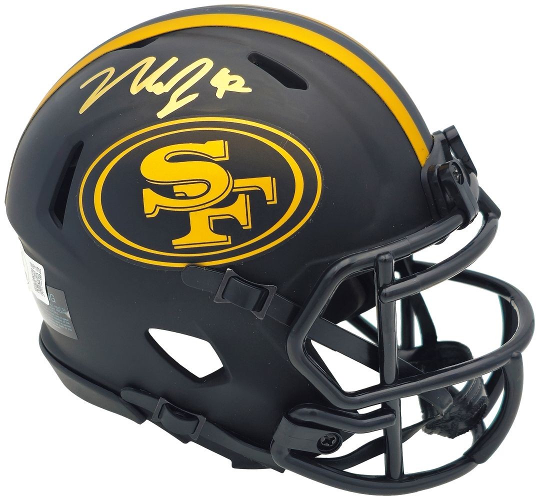 Nick Bosa Signed San Francisco 49ers Eclipse Mini Speed Helmet BAS