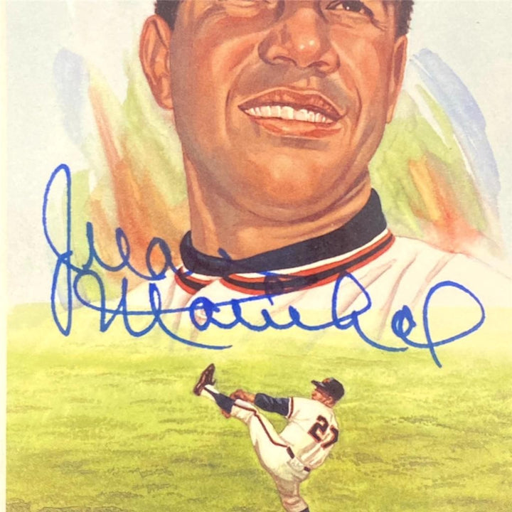 Juan Marichal signed 1989 Perez-Steele Postcard #29 autograph auto ~ Beckett BAS