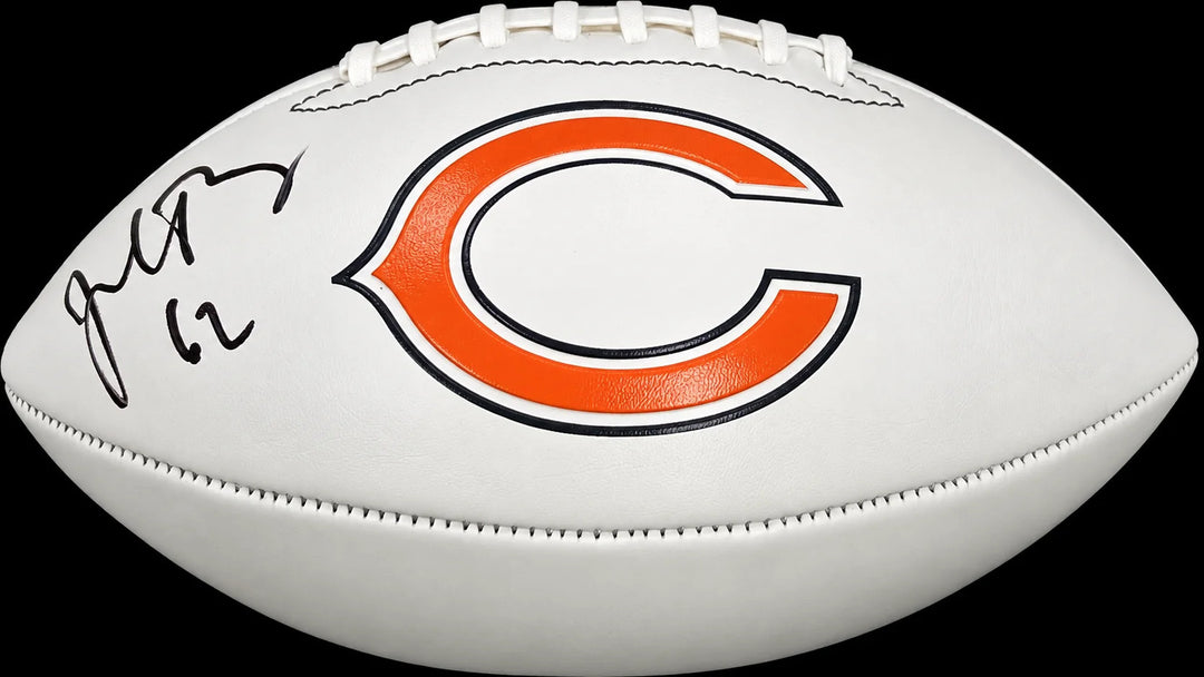 Joe Thuney Chicago Bears Signed Football PSA Autographed