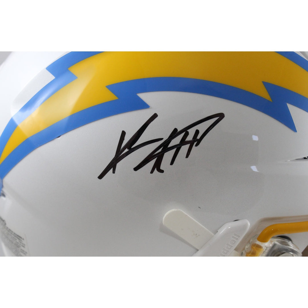 Keenan Allen Autographed Los Angeles Chargers SpeedFlex Helmet Beckett WIT 54965