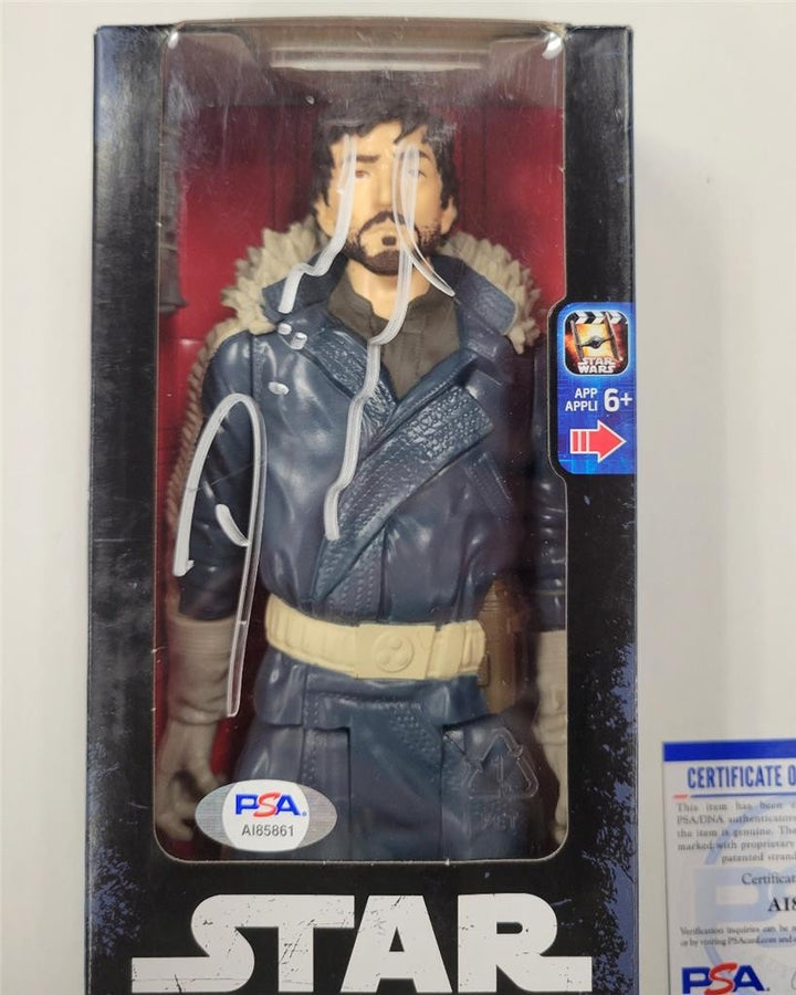 Diego Luna signed Star Wars Rogue One Figure autograph Cassian Andor PSA