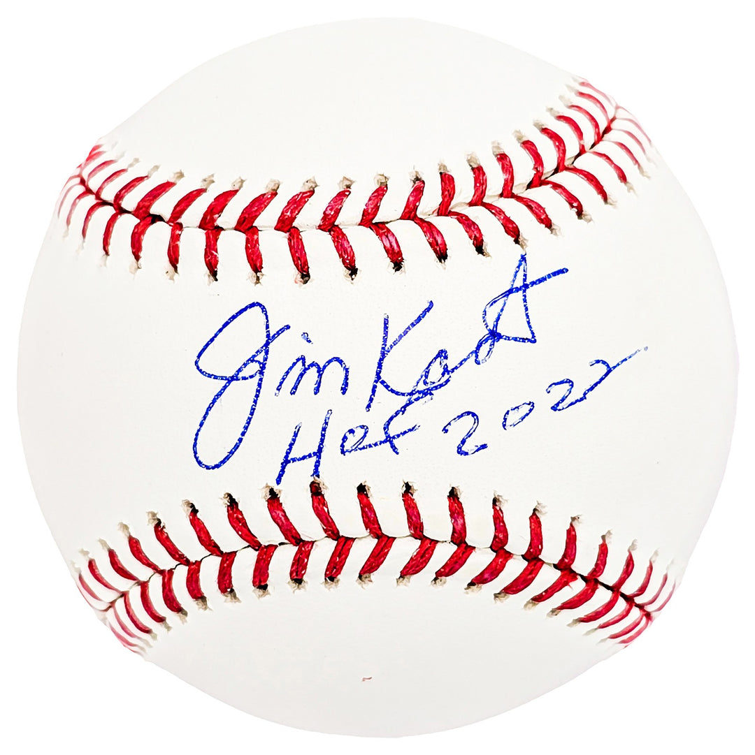 Jim Kaat Signed Official MLB Baseball Twins Cardinals "HOF 2022" Beckett Witness