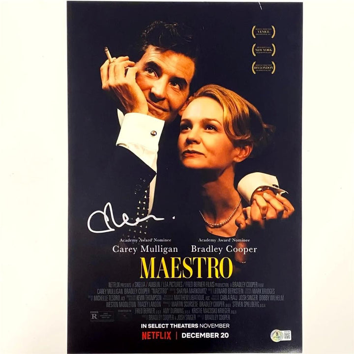 Carey Mulligan signed Maestro 12x18 Photo Poster autograph (A) ~ Beckett BAS