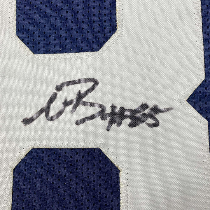 Framed Autographed/Signed Noah Brown 33x42 Dallas TG Day Jersey JSA COA