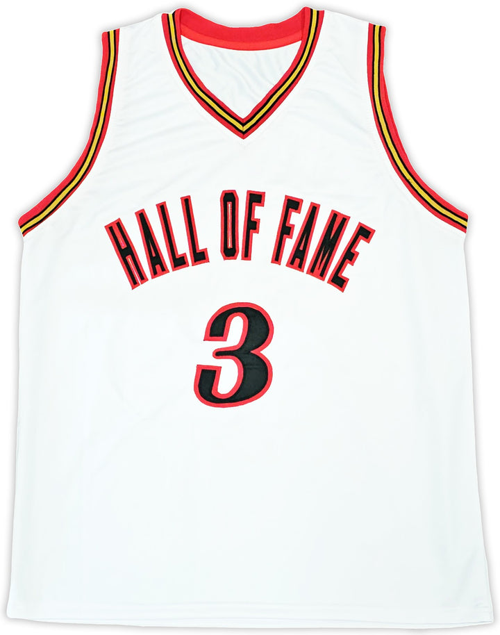 Philadelphia 76ers Allen Iverson Signed White Jersey Beckett Wit