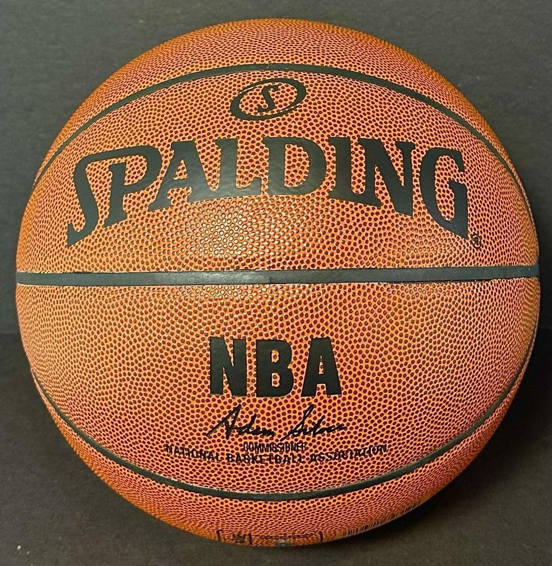 Klay Thompson Signed Spalding Basketball Warriors Record 73-9 Autograph LE COA