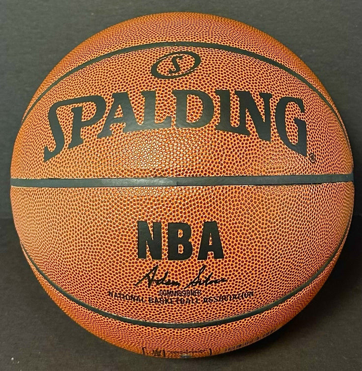 Klay Thompson Signed Spalding Basketball Warriors Record 73-9 Autograph LE COA