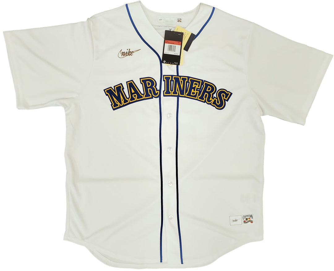Mariners Ken Griffey Jr. Signed White Nike Jersey Size L Beckett & MCS Holo