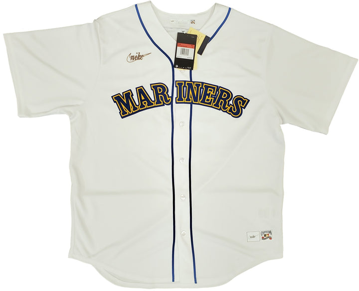 Mariners Ken Griffey Jr. Signed White Nike Jersey Size L Beckett & MCS Holo
