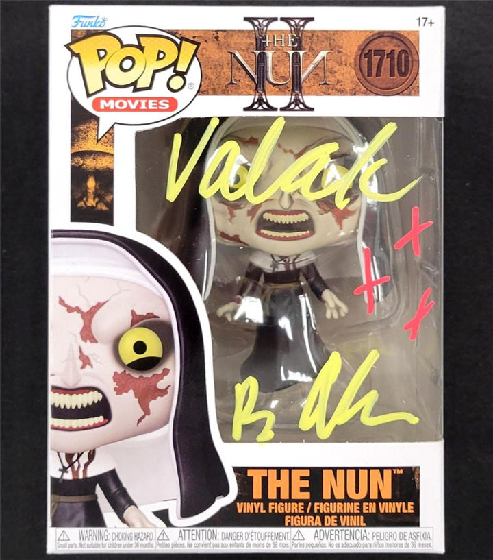 Bonnie Aarons signed "Valak" The Nun II Funko Pop! 1710 autograph ~ Beckett BAS