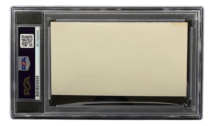 Jack Dempsey Boxing Signed In Green Index Card PSA/DNA