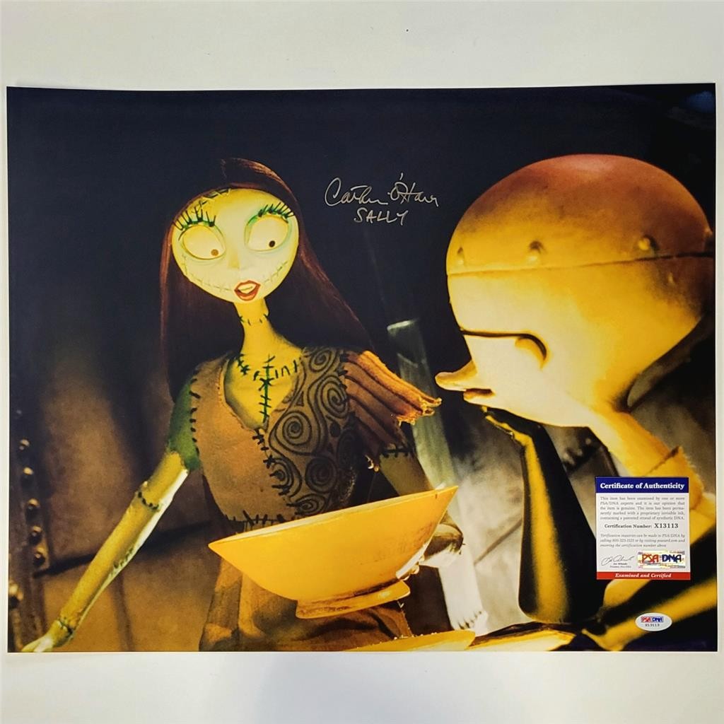 Catherine O'Hara Signed "Sally" Nightmare Before Christmas 16x20 Photo auto PSA