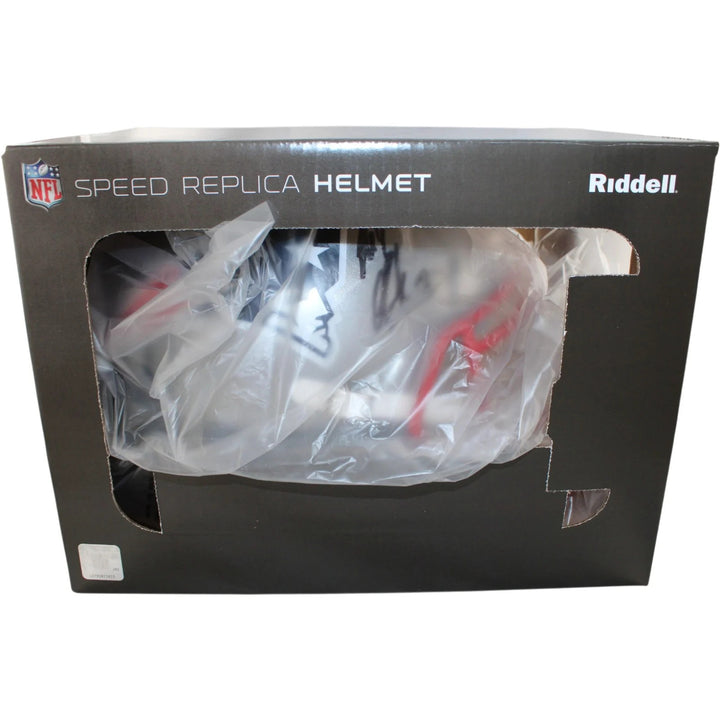 Rob Gronkowski Autographed New England Patriots F/S Helmet Beckett WIT 58331