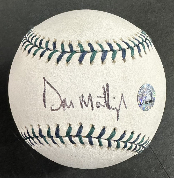 Don Mattingly Signed Official 2001 All Star Game Baseball Yankees Auto MLB COA