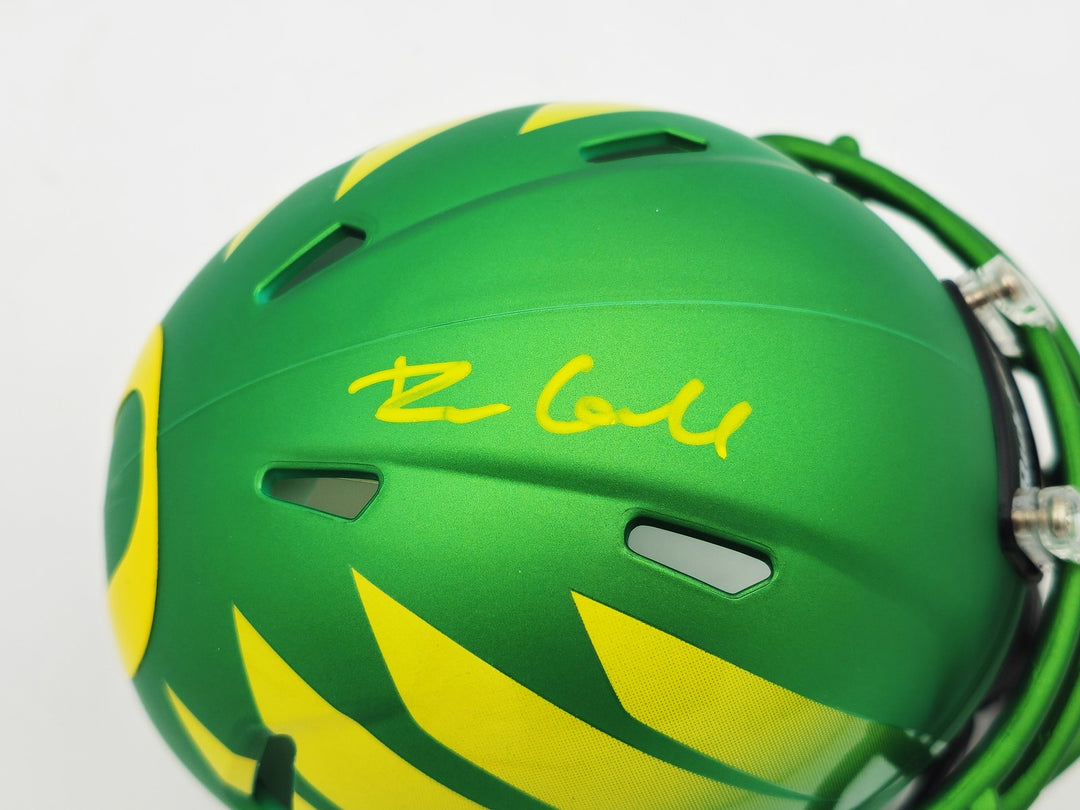 Dillon Gabriel Signed Oregon Ducks Green Speed Mini Helmet Wings Beckett Wit