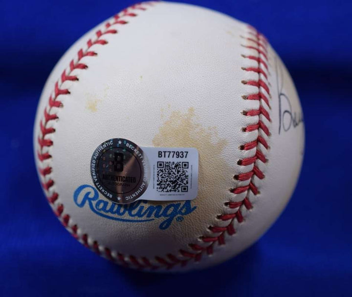 Bobby Murcer Beckett BAS Autograph American League OAL Signed Baseball
