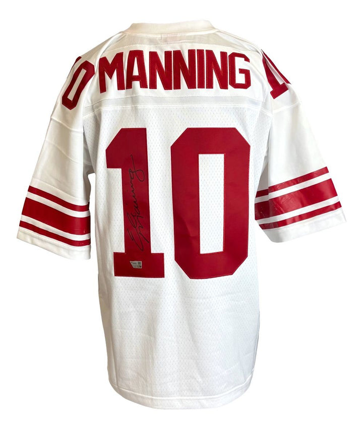 Eli Manning Signed New York Giants M&N 2007 White Legacy Jersey Fanatics